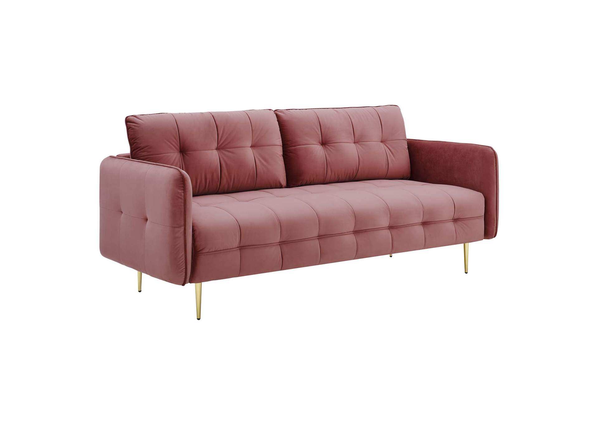 Dusty Rose Cameron Tufted Performance Velvet Sofa,Modway