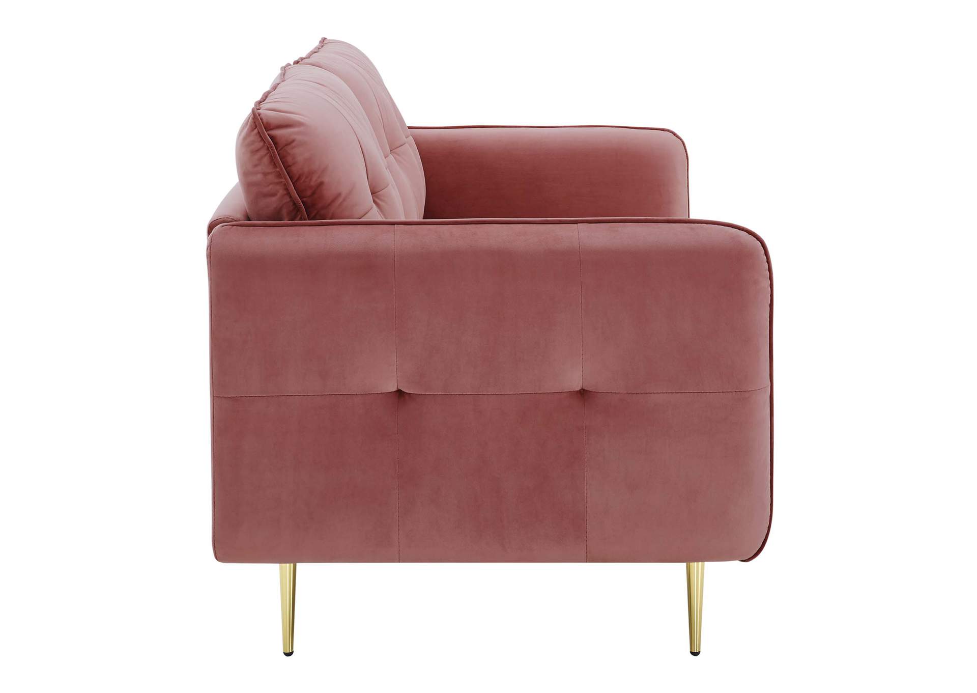Dusty Rose Cameron Tufted Performance Velvet Sofa,Modway
