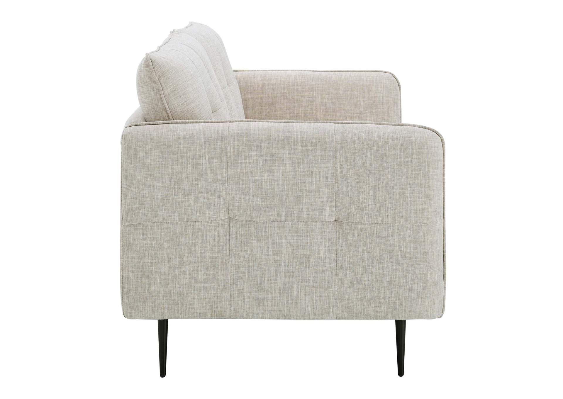Beige Cameron Tufted Fabric Sofa,Modway