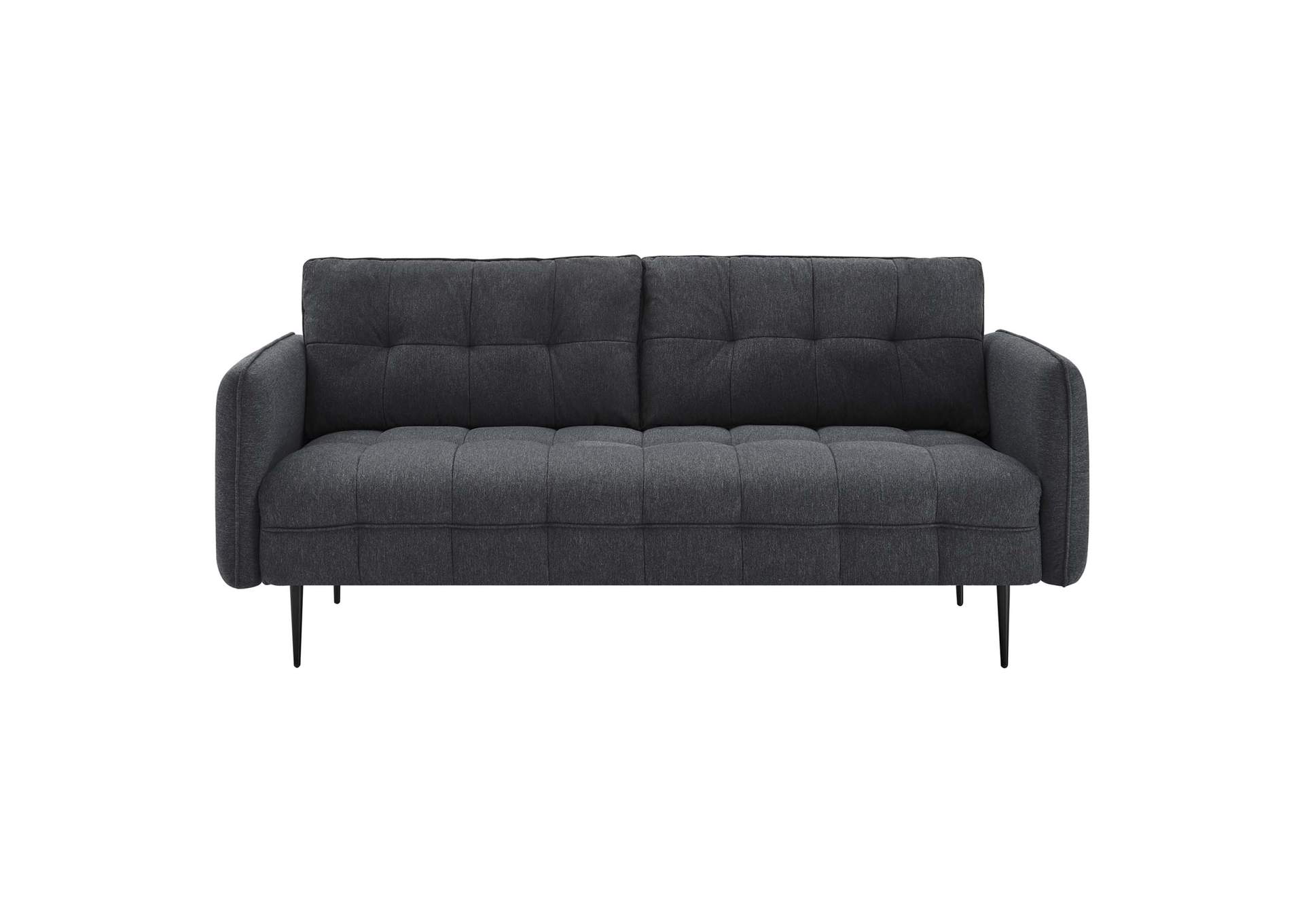 Charcoal Cameron Tufted Fabric Sofa,Modway