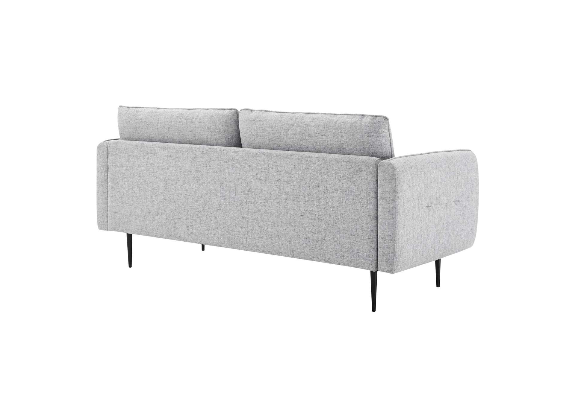 Light Gray Cameron Tufted Fabric Sofa,Modway