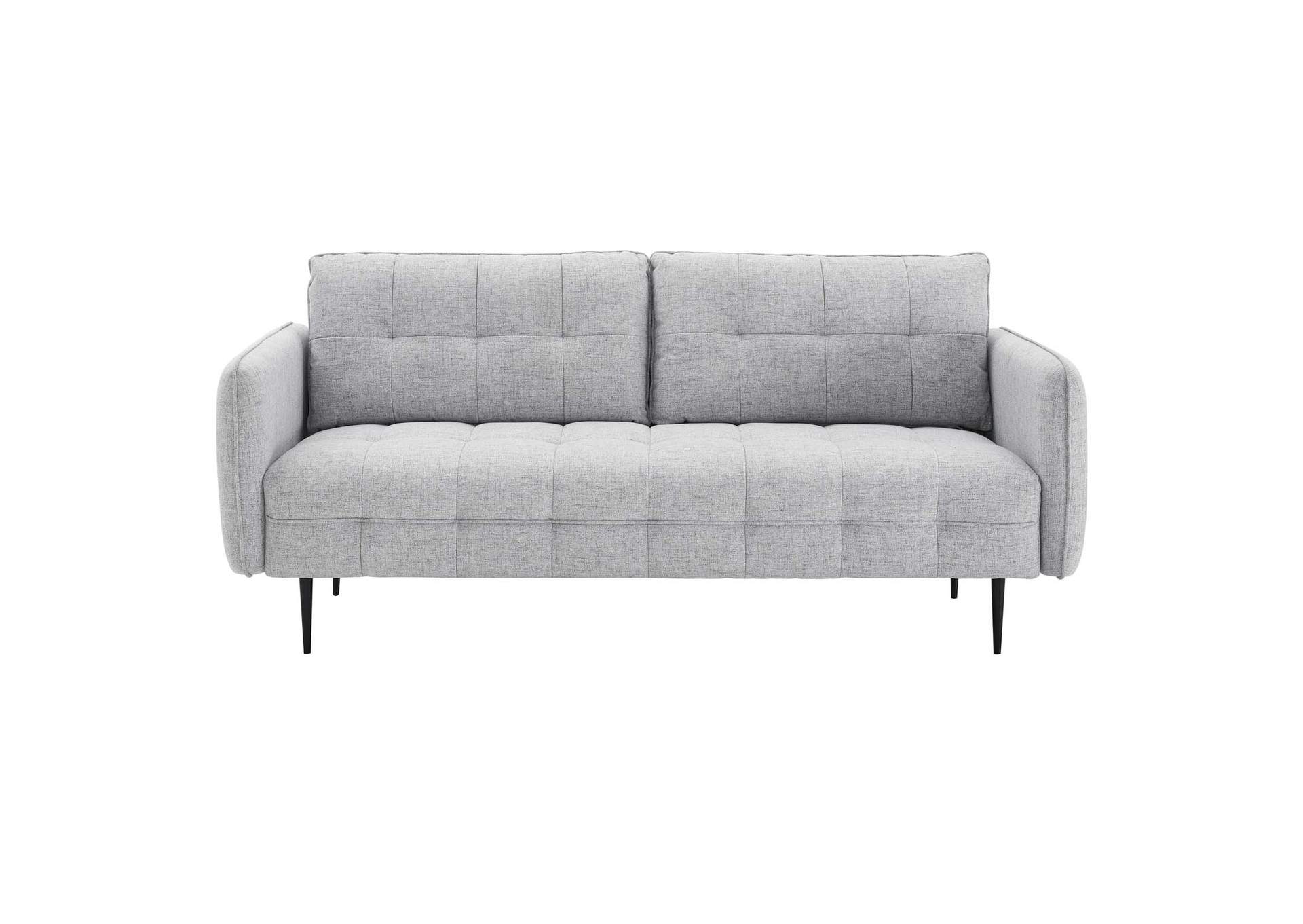 Light Gray Cameron Tufted Fabric Sofa,Modway