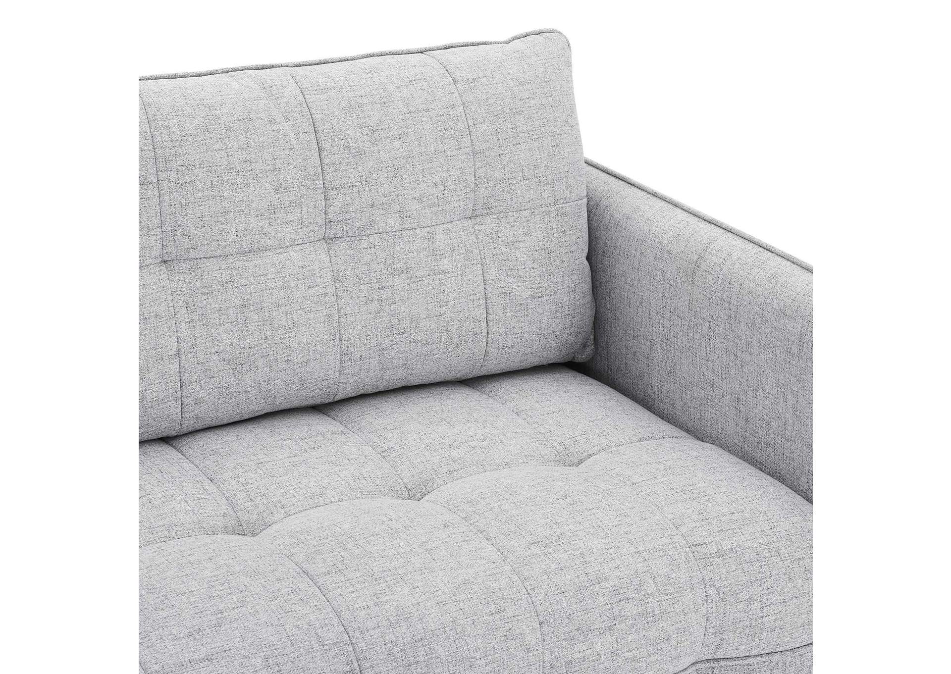 Light Gray Cameron Tufted Fabric Sofa,Modway