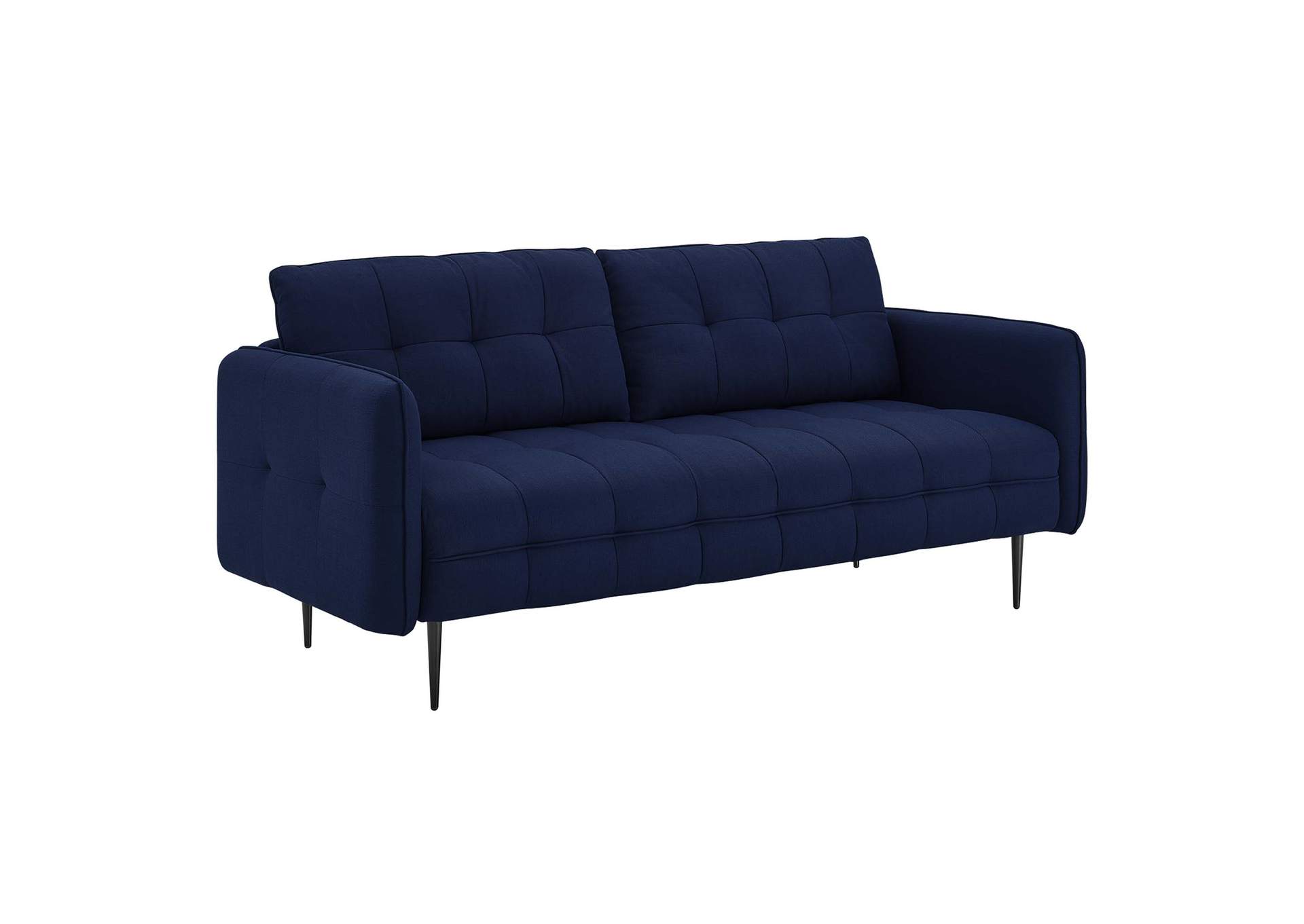 Royal Blue Cameron Tufted Fabric Sofa,Modway