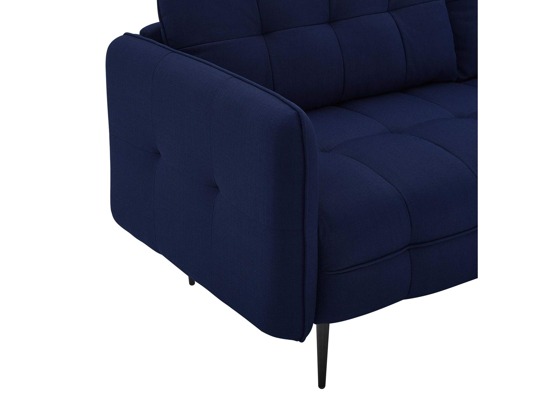 Royal Blue Cameron Tufted Fabric Sofa,Modway