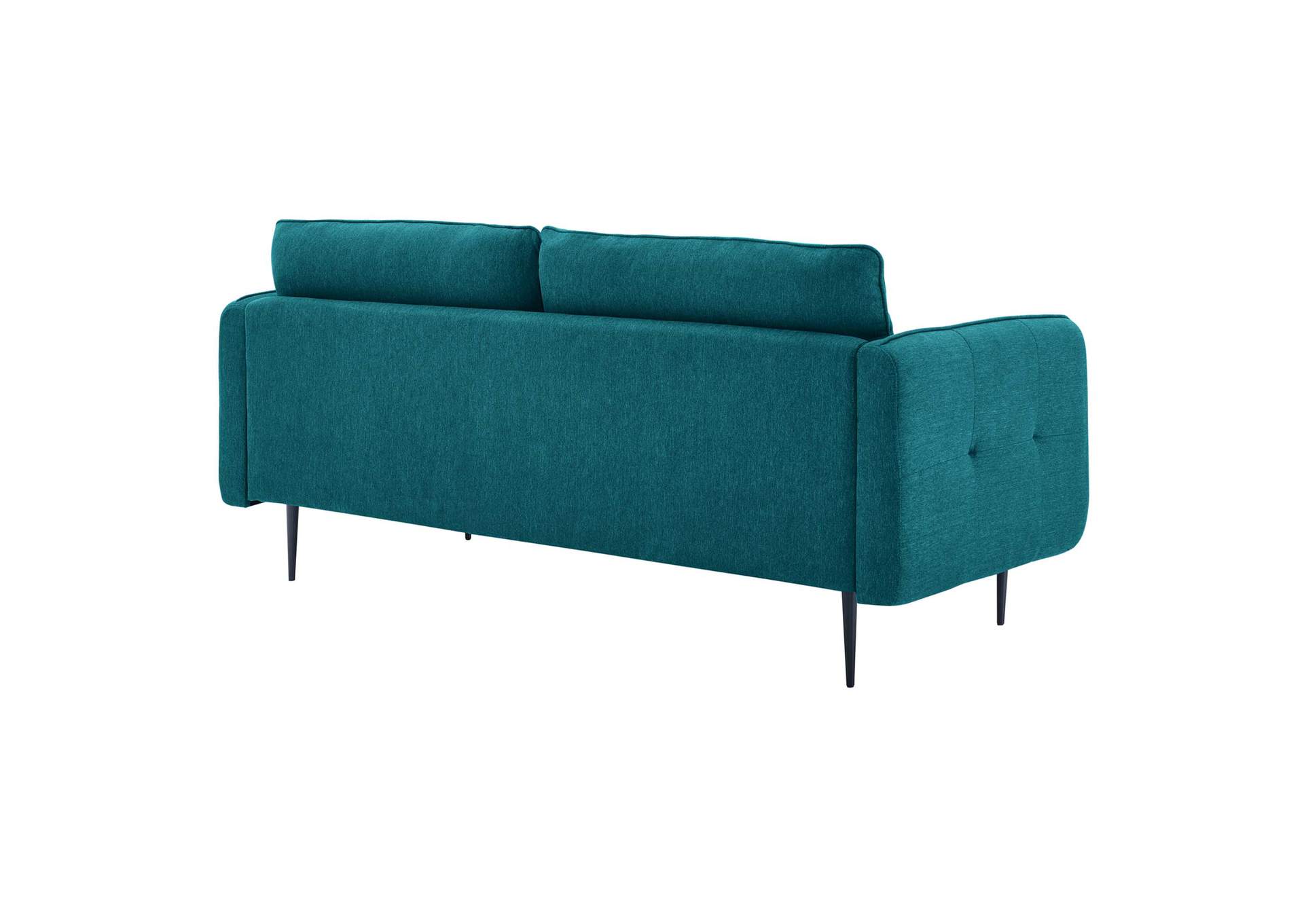 Teal Cameron Tufted Fabric Sofa,Modway