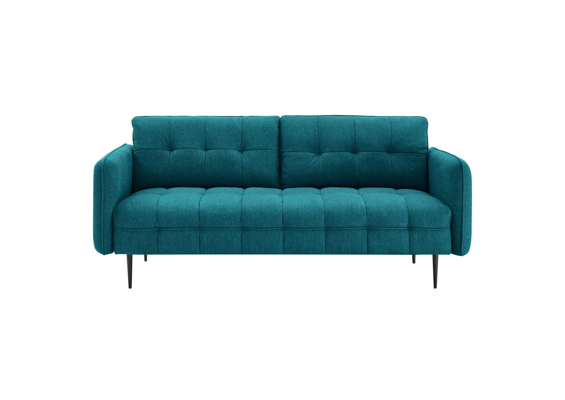 Teal Cameron Tufted Fabric Sofa,Modway