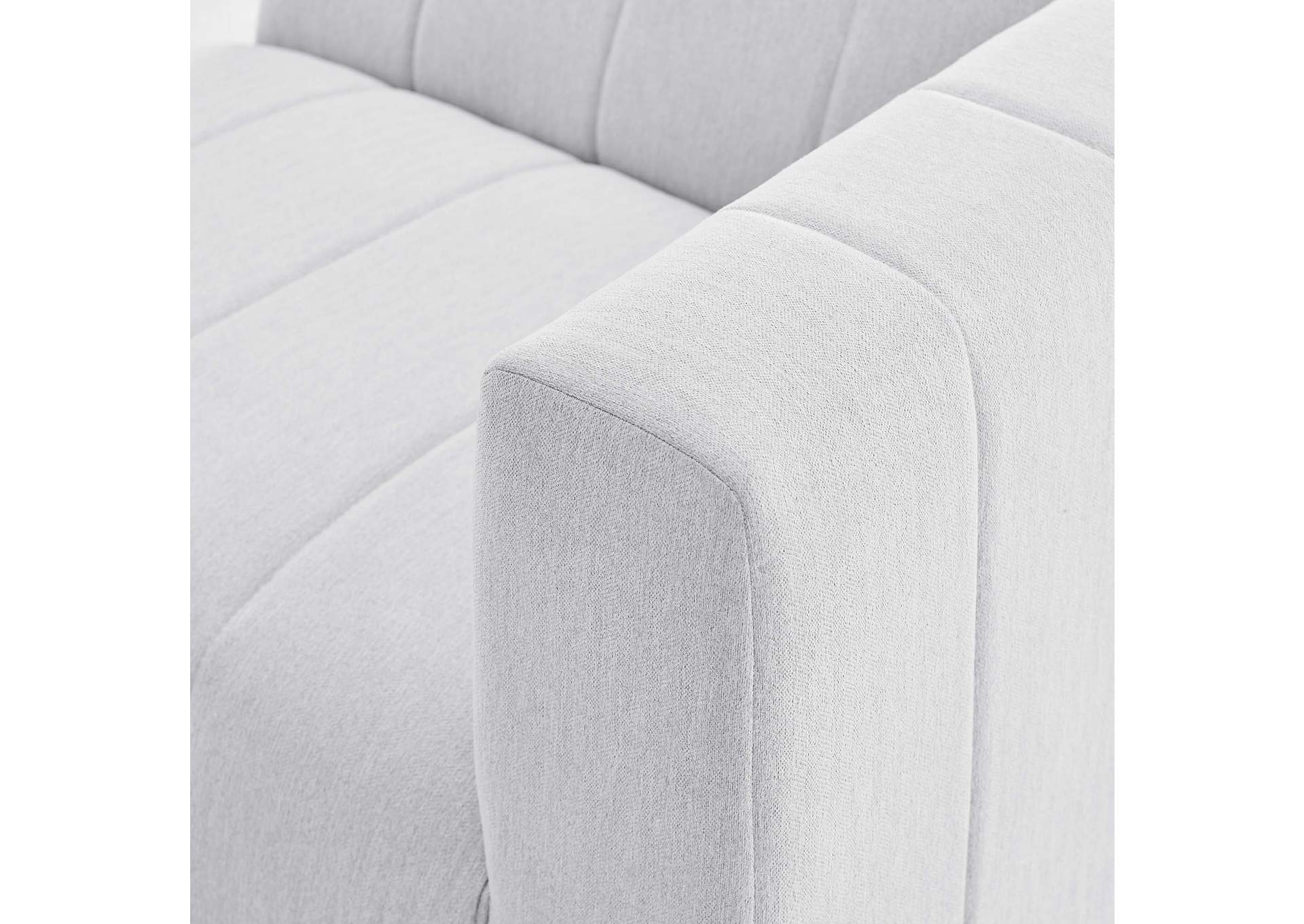 Ivory Bartlett Upholstered Fabric 3-Piece Sofa,Modway