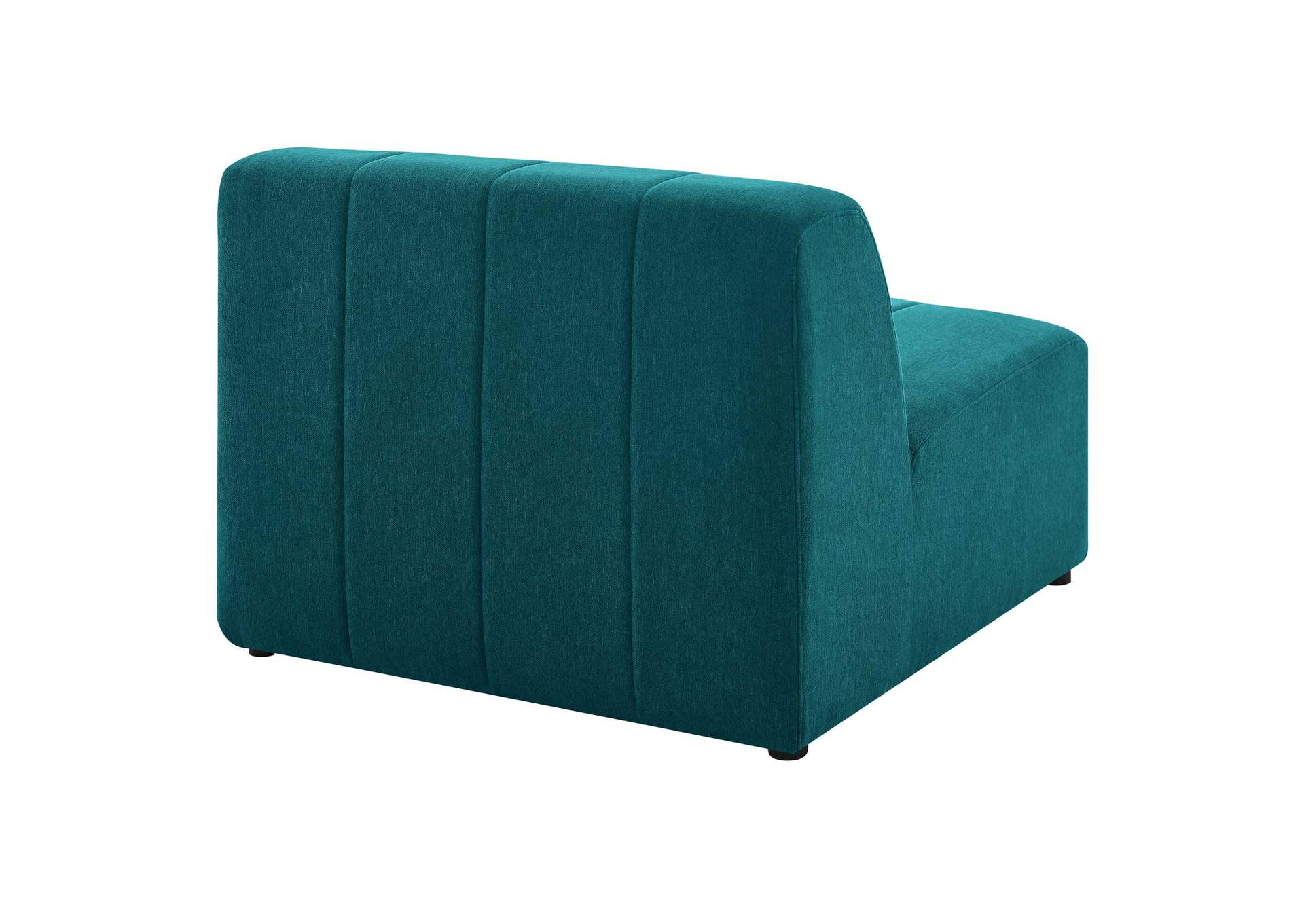 Teal Bartlett Upholstered Fabric 5-Piece Sectional Sofa,Modway