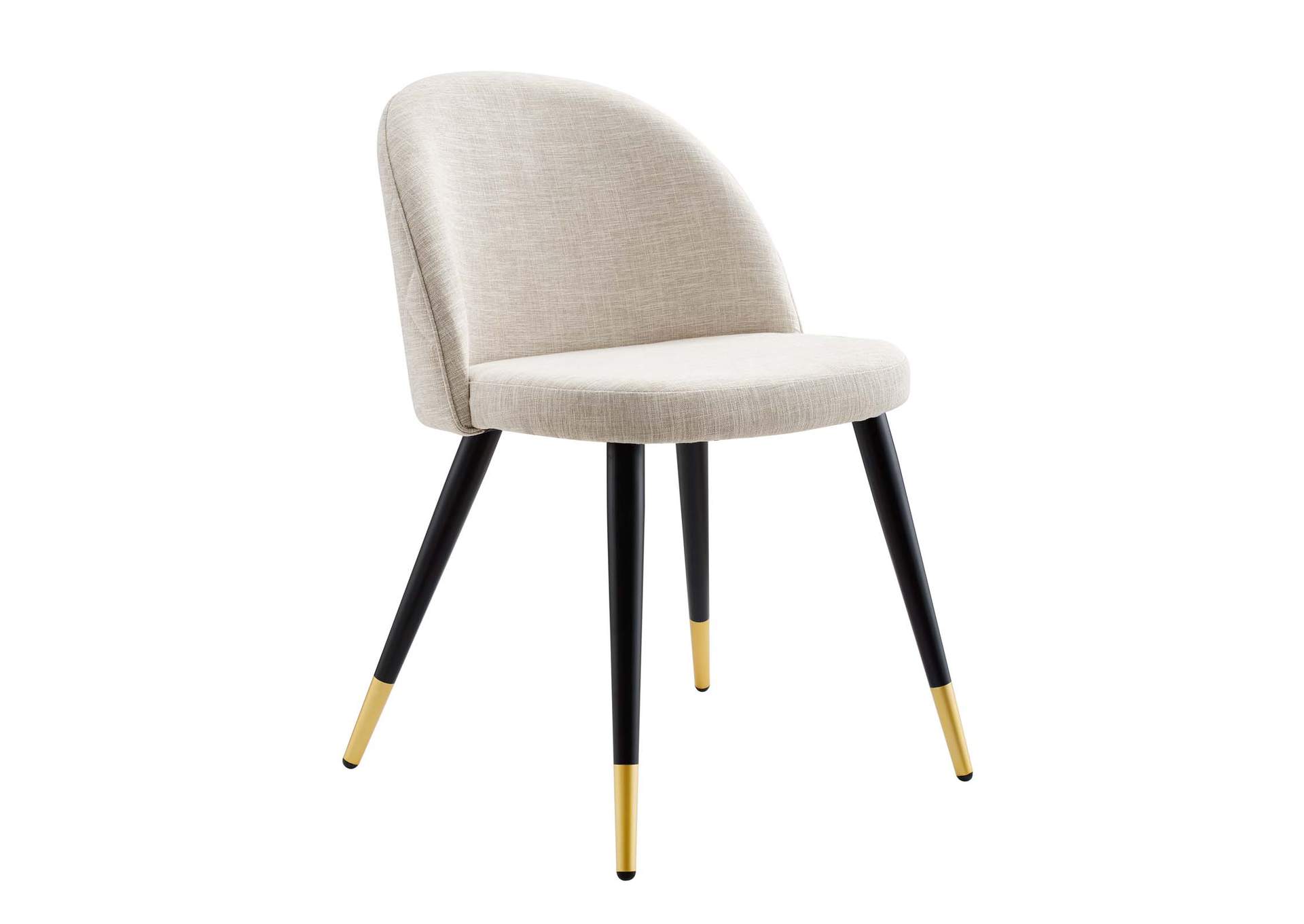 Cordial Upholstered Fabric Dining Chairs - Set of 2,Modway