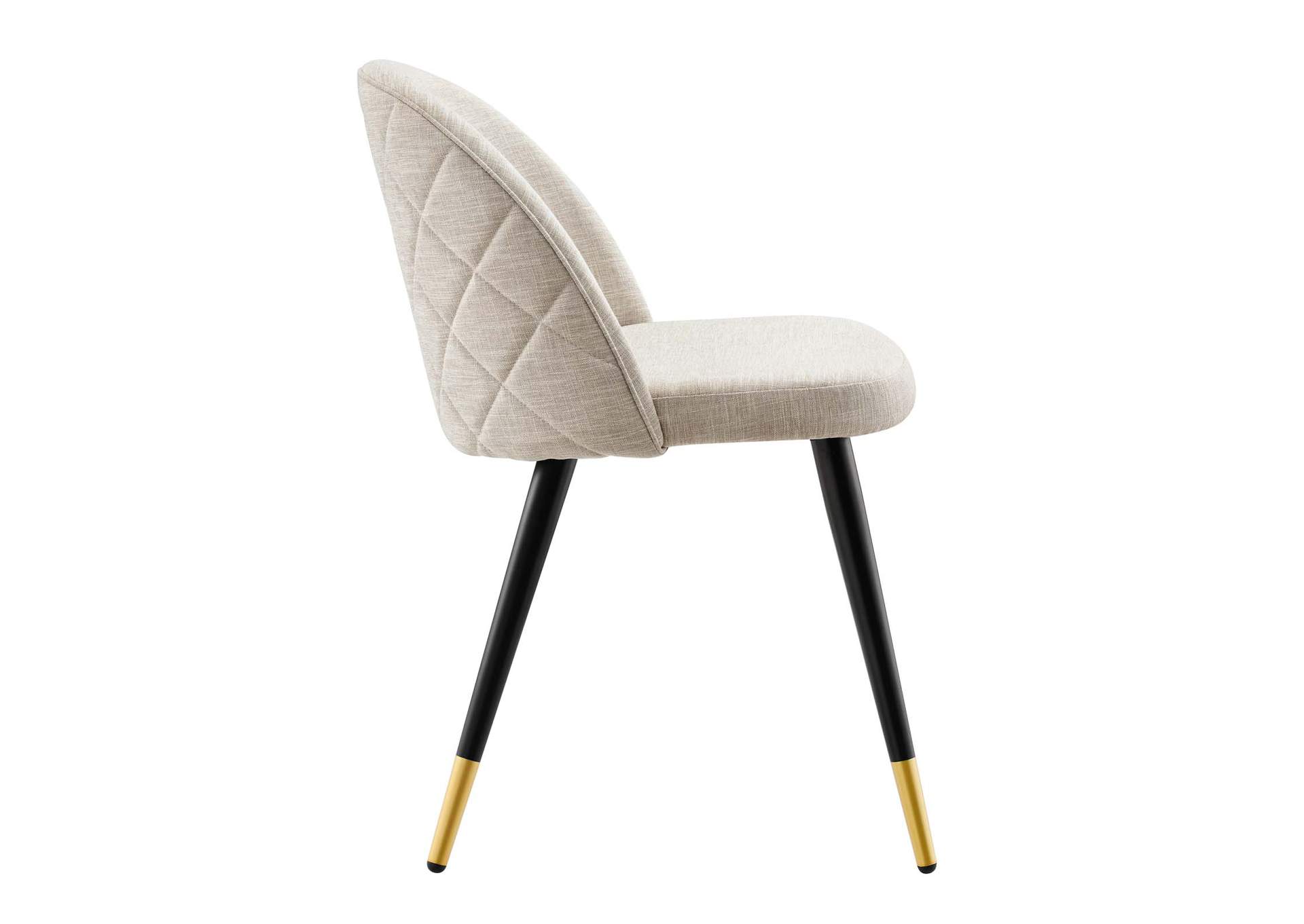 Cordial Upholstered Fabric Dining Chairs - Set of 2,Modway
