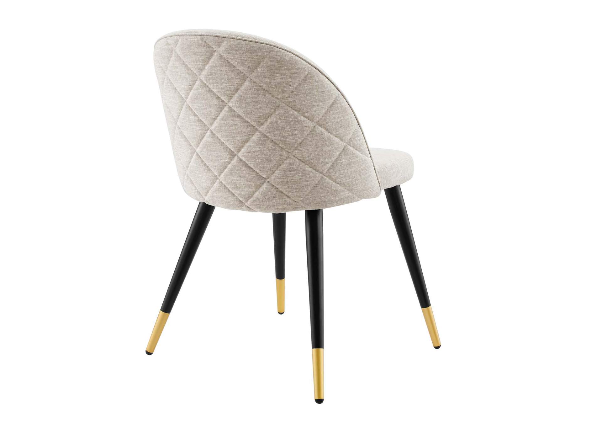 Cordial Upholstered Fabric Dining Chairs - Set of 2,Modway