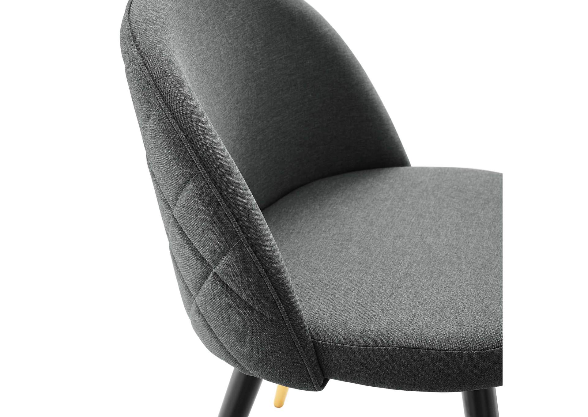 Cordial Upholstered Fabric Dining Chairs - Set of 2,Modway
