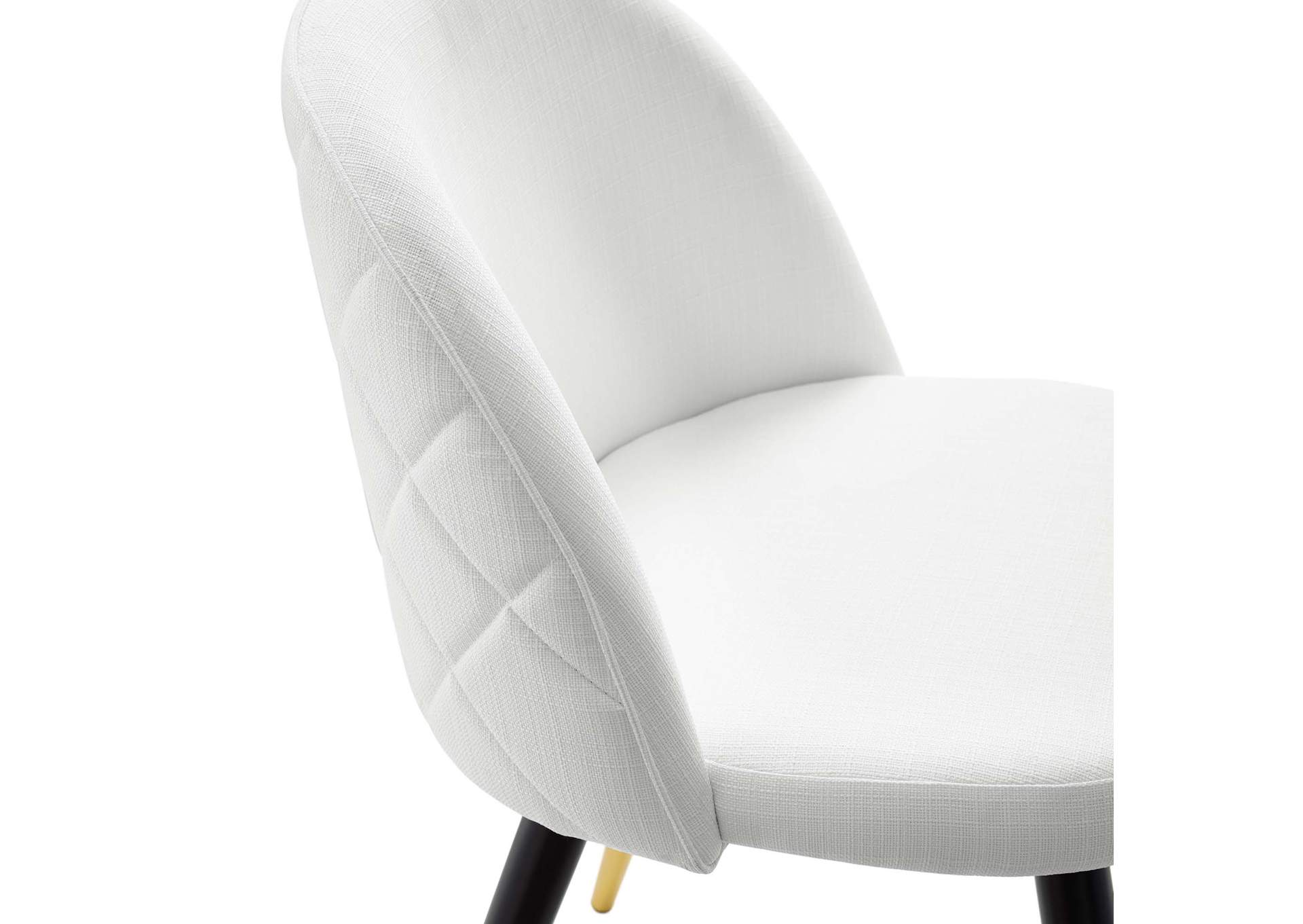 Cordial Upholstered Fabric Dining Chairs - Set of 2,Modway