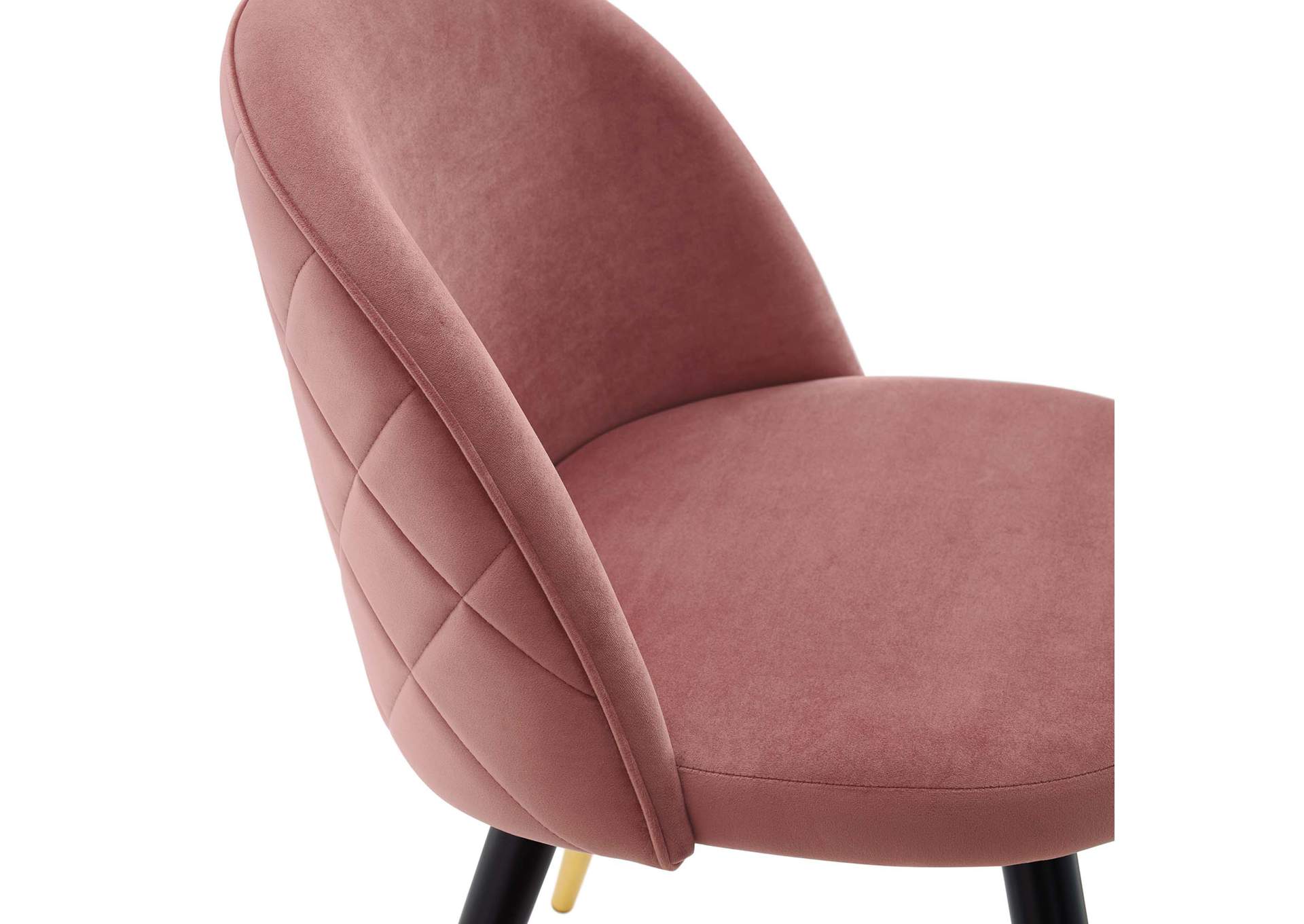 Cordial Performance Velvet Dining Chairs - Set of 2,Modway