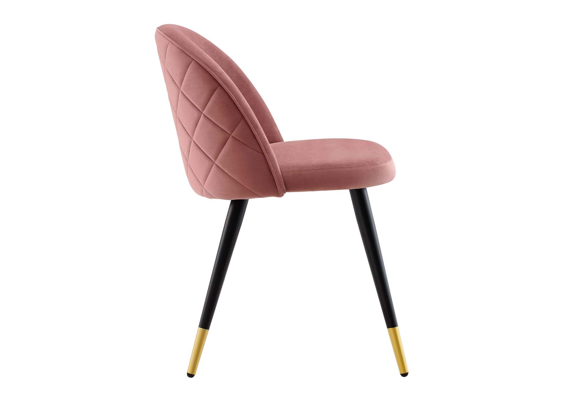 Cordial Performance Velvet Dining Chairs - Set of 2,Modway