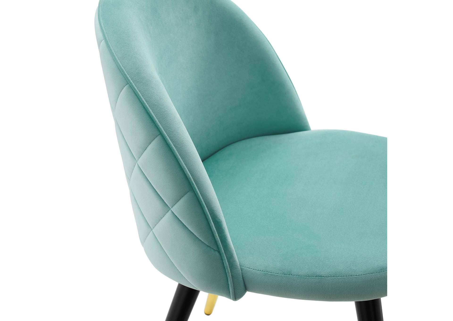 Cordial Performance Velvet Dining Chairs - Set of 2,Modway