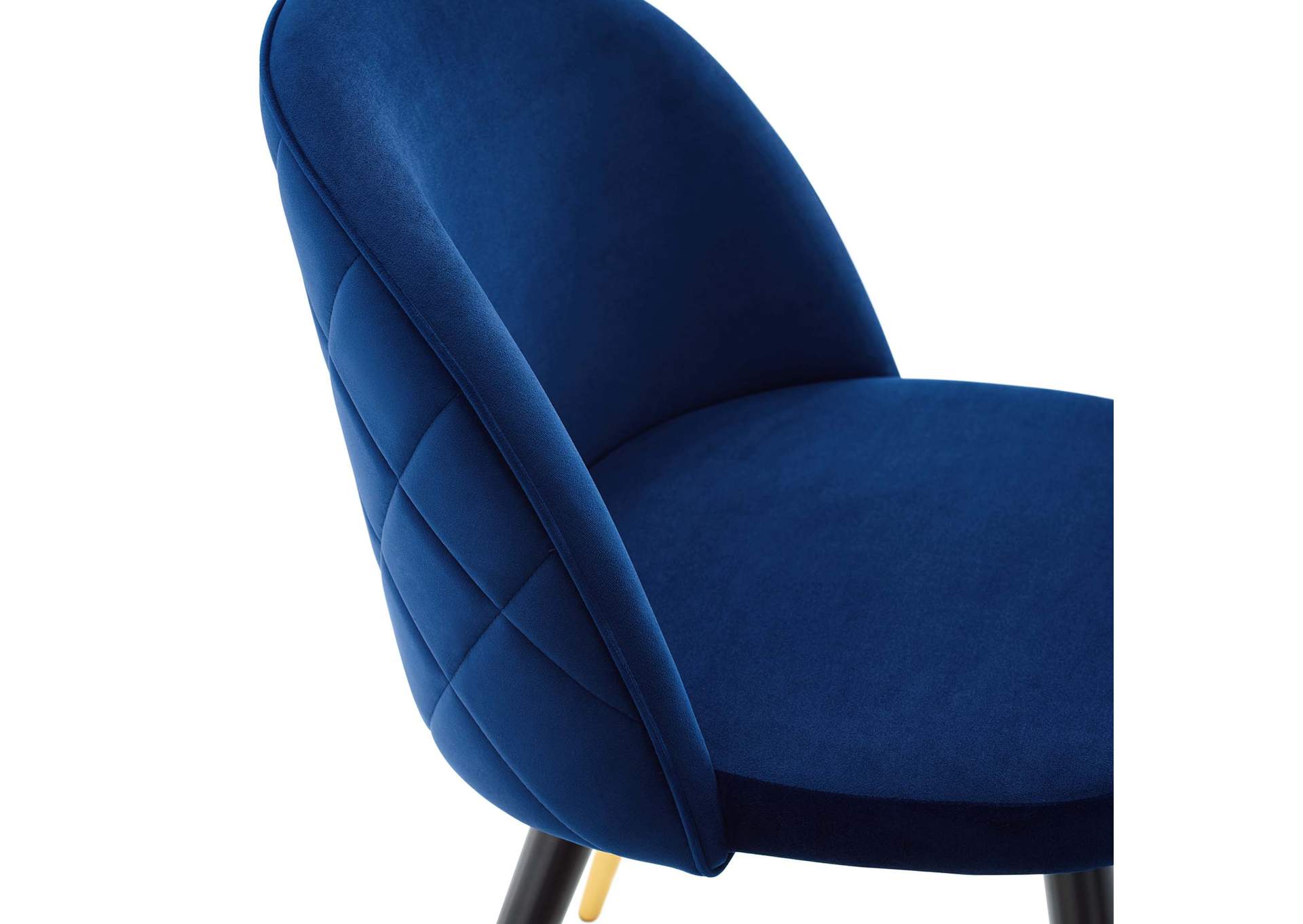 Cordial Performance Velvet Dining Chairs - Set of 2,Modway