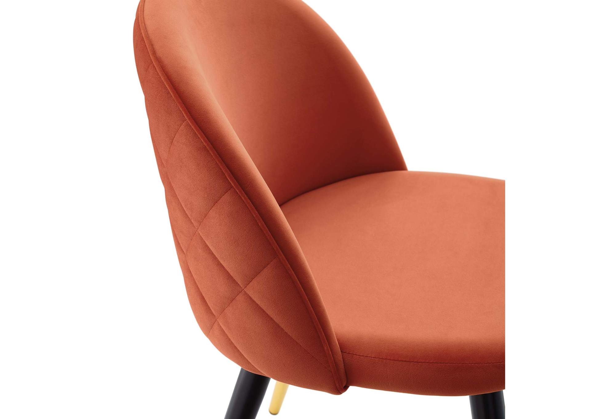 Cordial Performance Velvet Dining Chairs - Set of 2,Modway