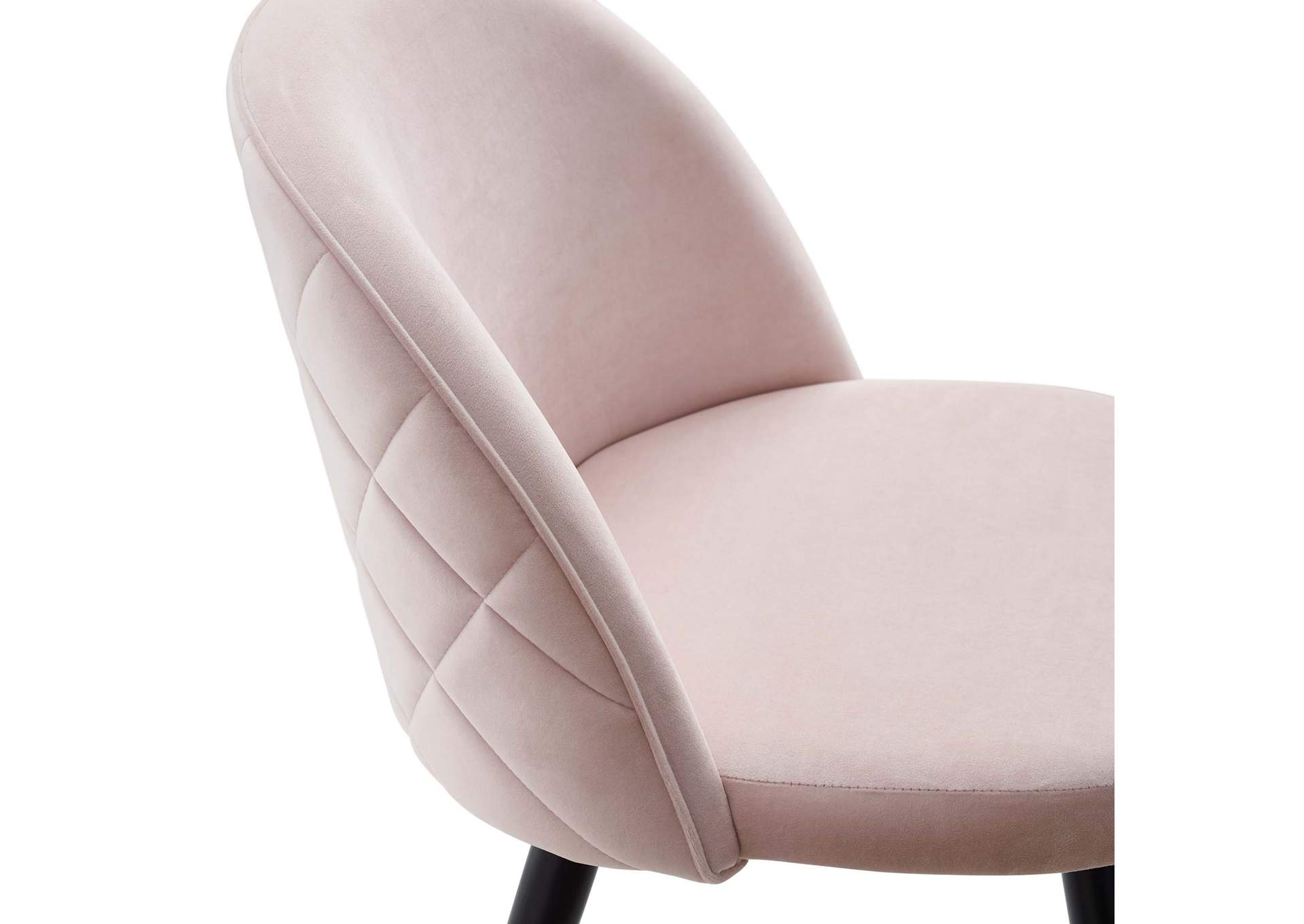 Cordial Performance Velvet Dining Chairs - Set of 2,Modway