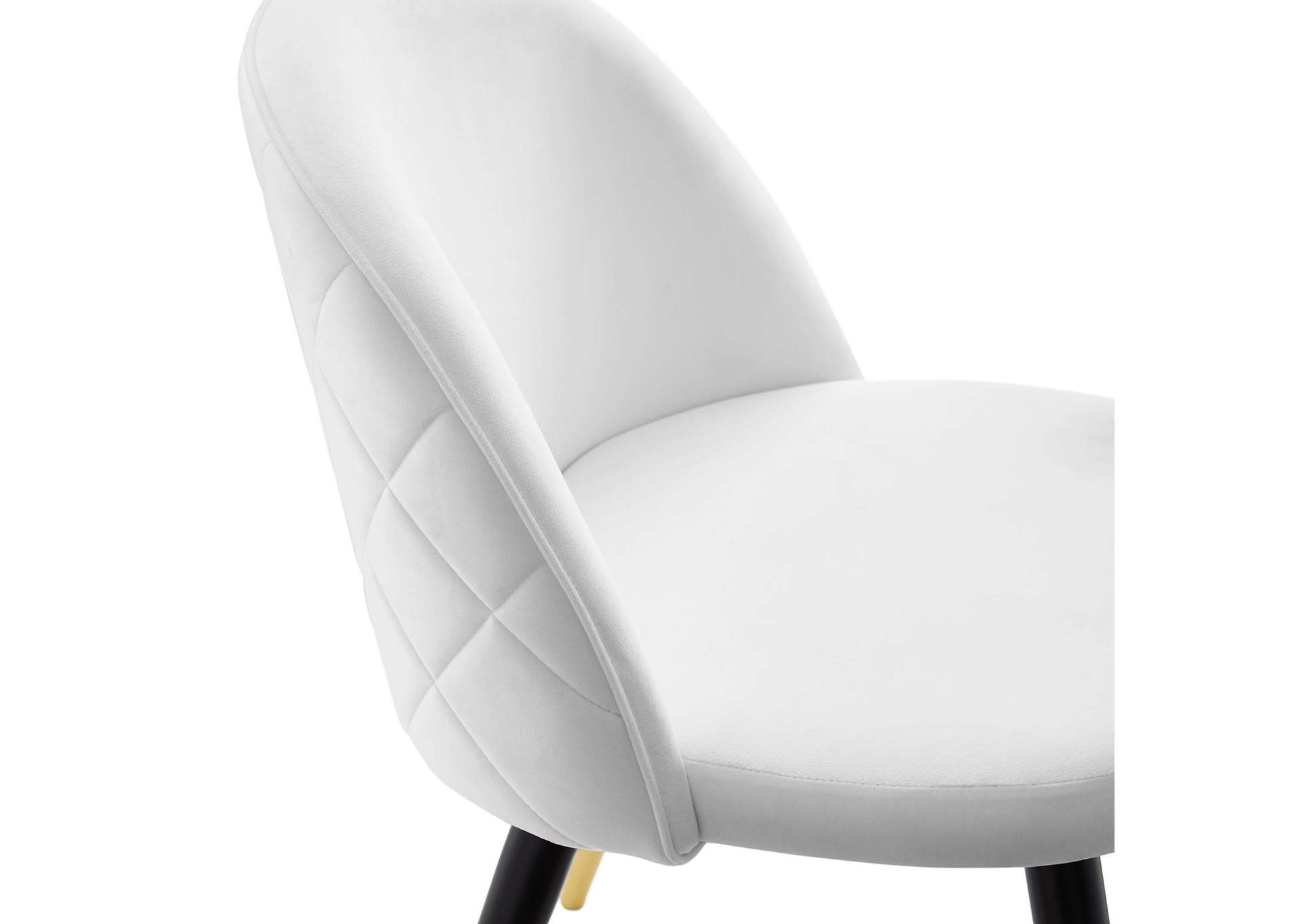 Cordial Performance Velvet Dining Chairs - Set of 2,Modway