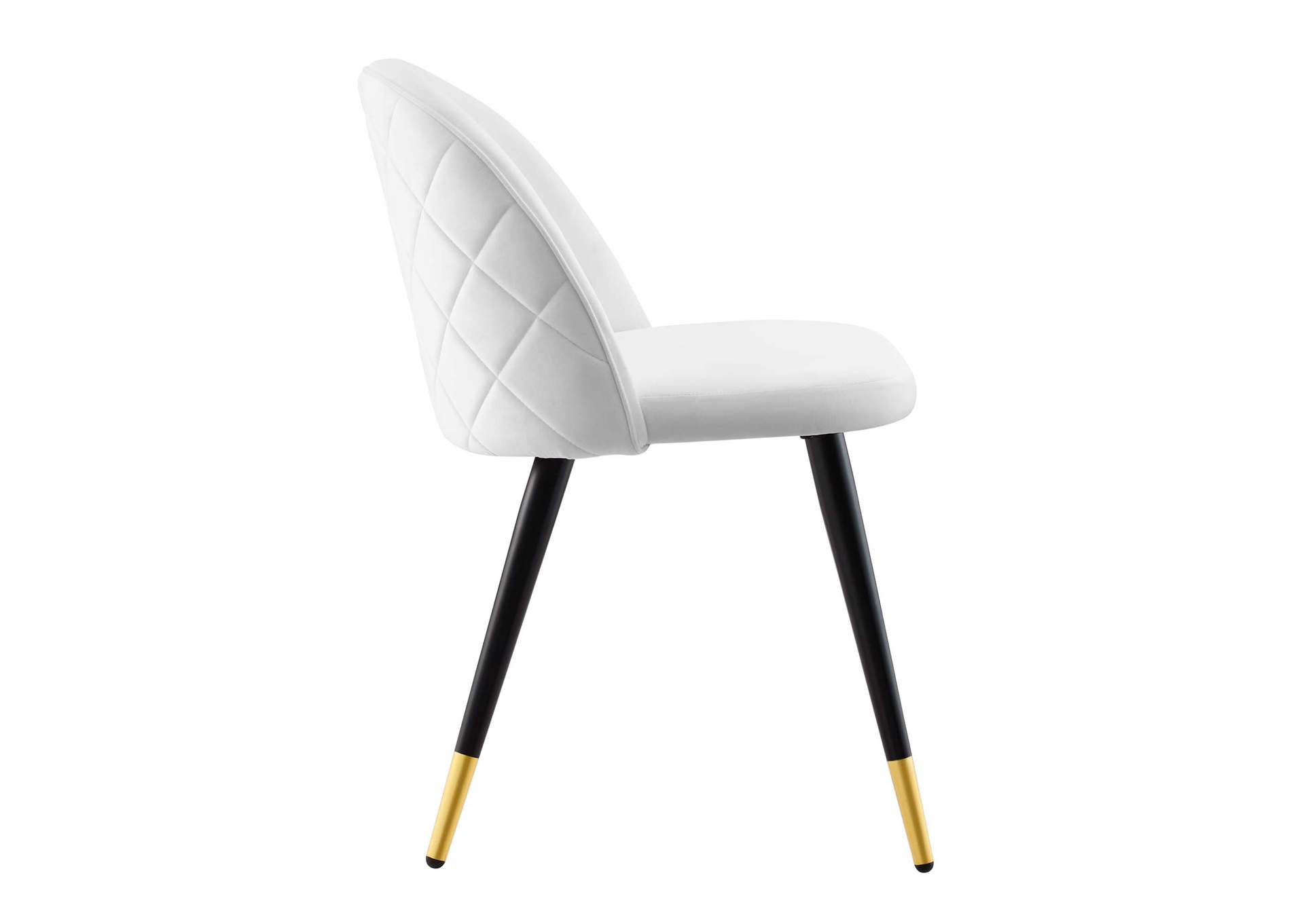 Cordial Performance Velvet Dining Chairs - Set of 2,Modway