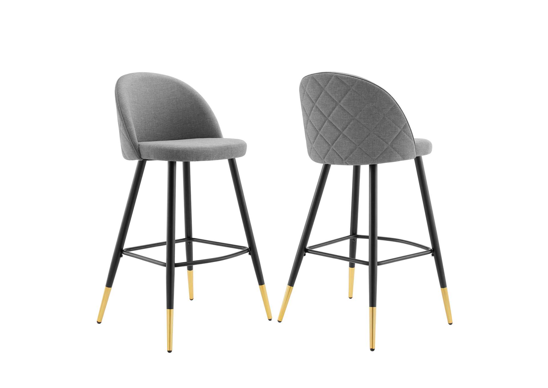 Cordial Fabric Bar Stools - Set of 2,Modway