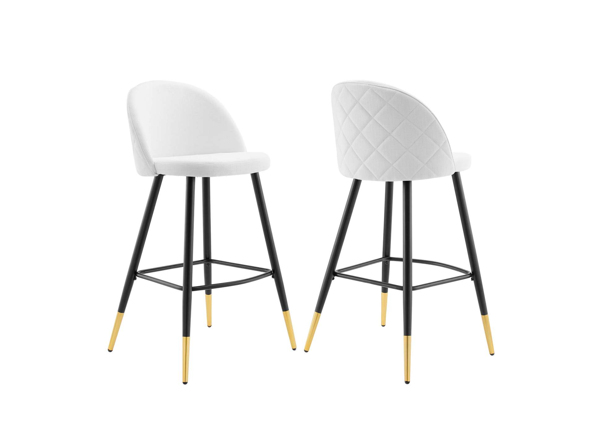 Cordial Fabric Bar Stools - Set of 2,Modway