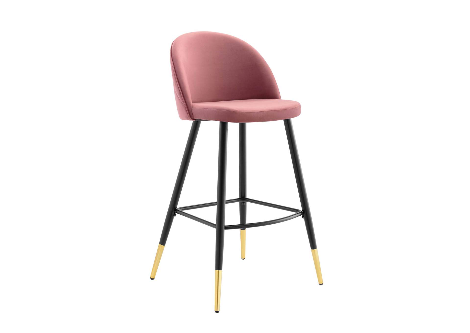 Cordial Performance Velvet Bar Stools - Set of 2,Modway