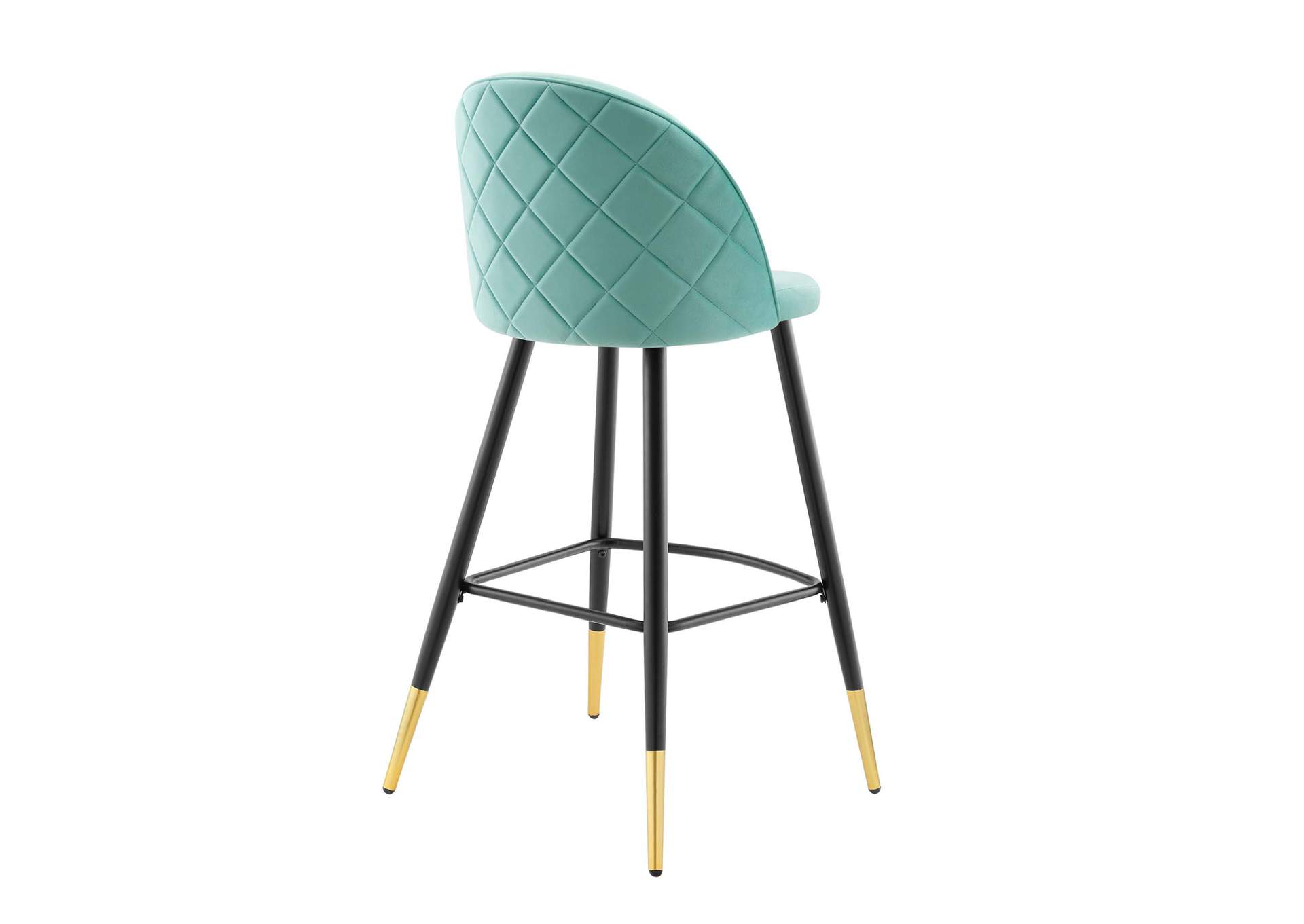 Cordial Performance Velvet Bar Stools - Set of 2,Modway