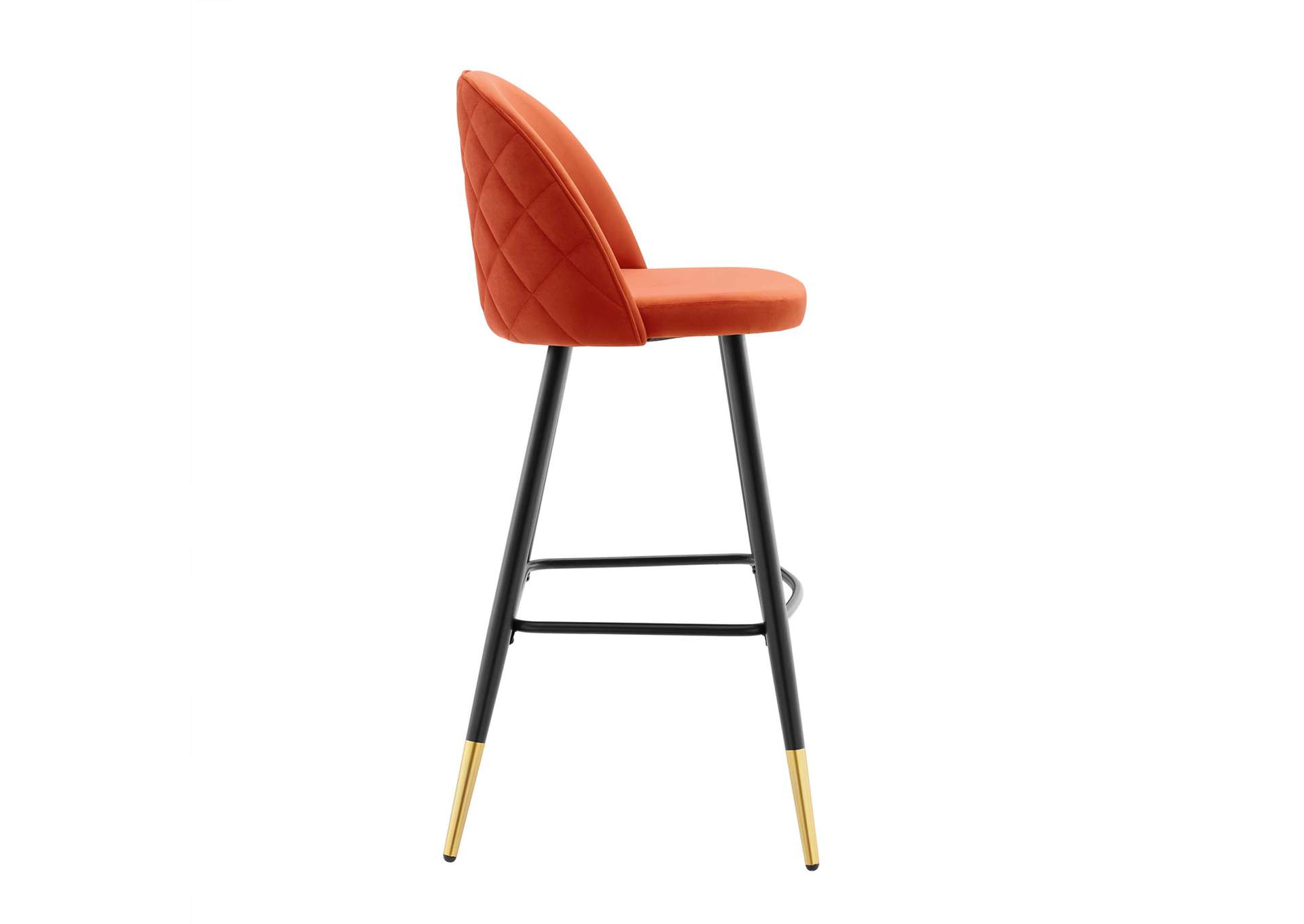 Cordial Performance Velvet Bar Stools - Set of 2,Modway