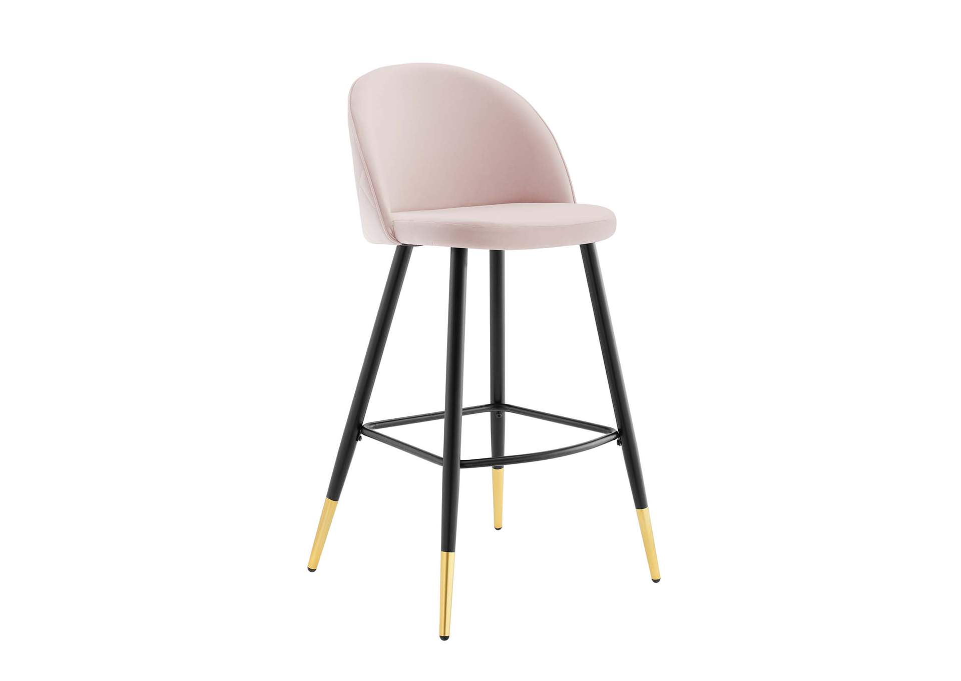 Cordial Performance Velvet Bar Stools - Set of 2,Modway