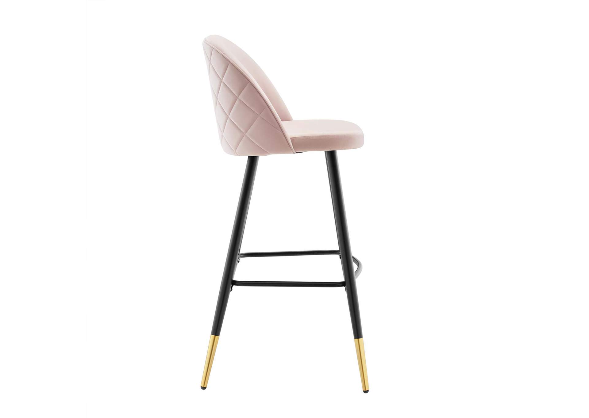 Cordial Performance Velvet Bar Stools - Set of 2,Modway