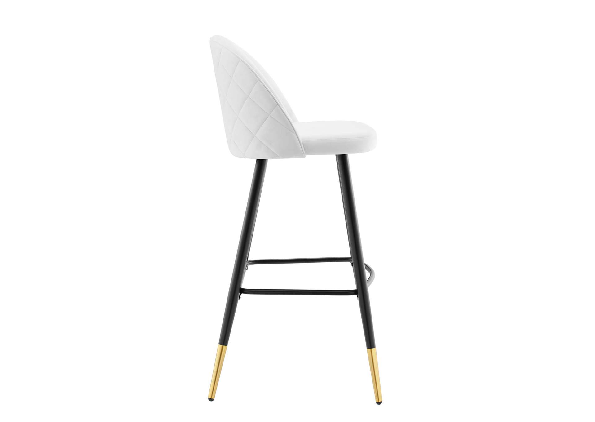 Cordial Performance Velvet Bar Stools - Set of 2,Modway