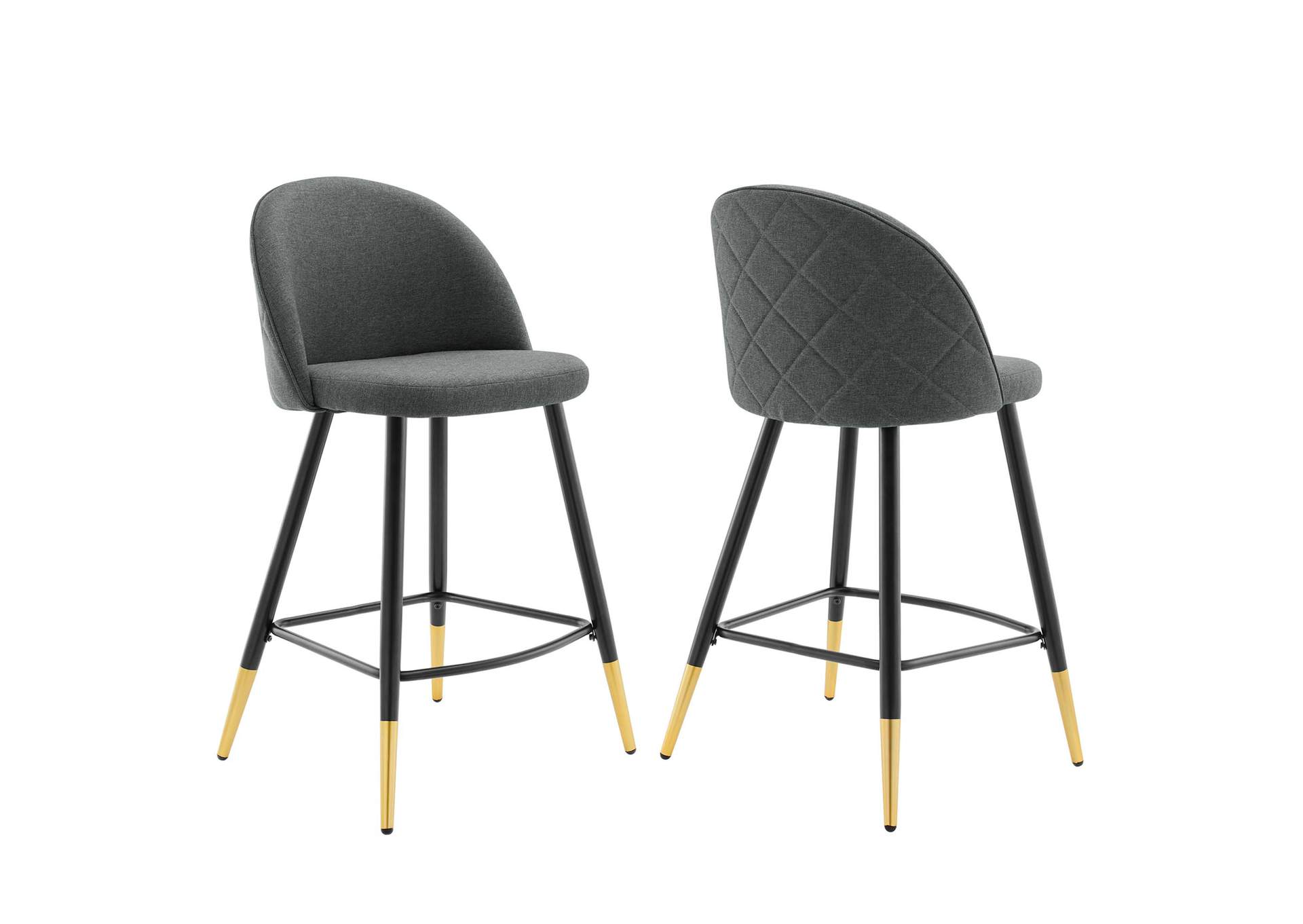 Cordial Fabric Counter Stools - Set of 2,Modway