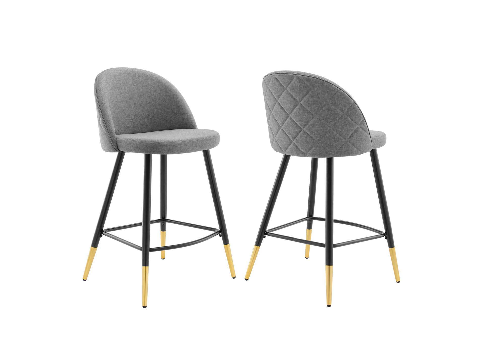 Cordial Fabric Counter Stools - Set of 2,Modway