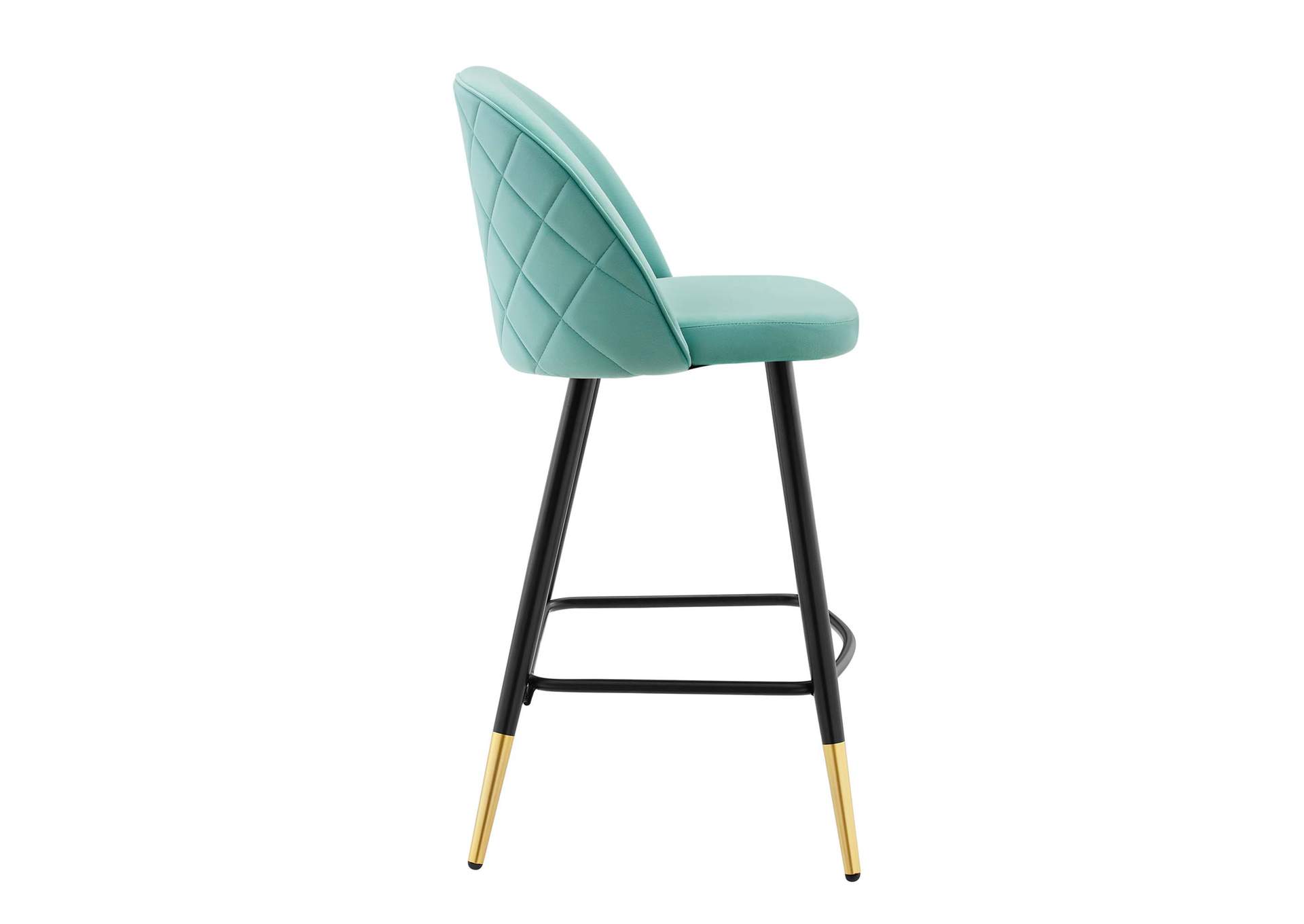 Cordial Performance Velvet Counter Stools - Set of 2,Modway