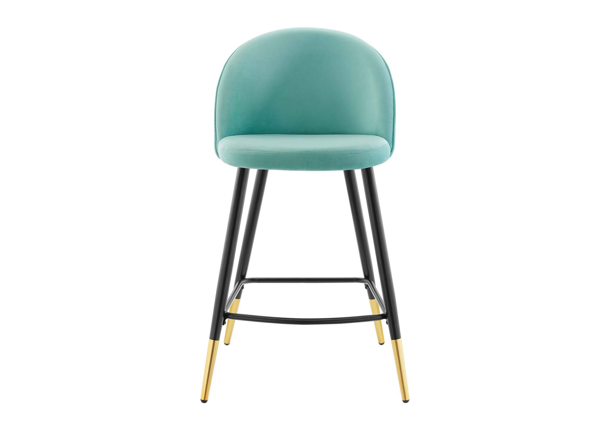 Cordial Performance Velvet Counter Stools - Set of 2,Modway