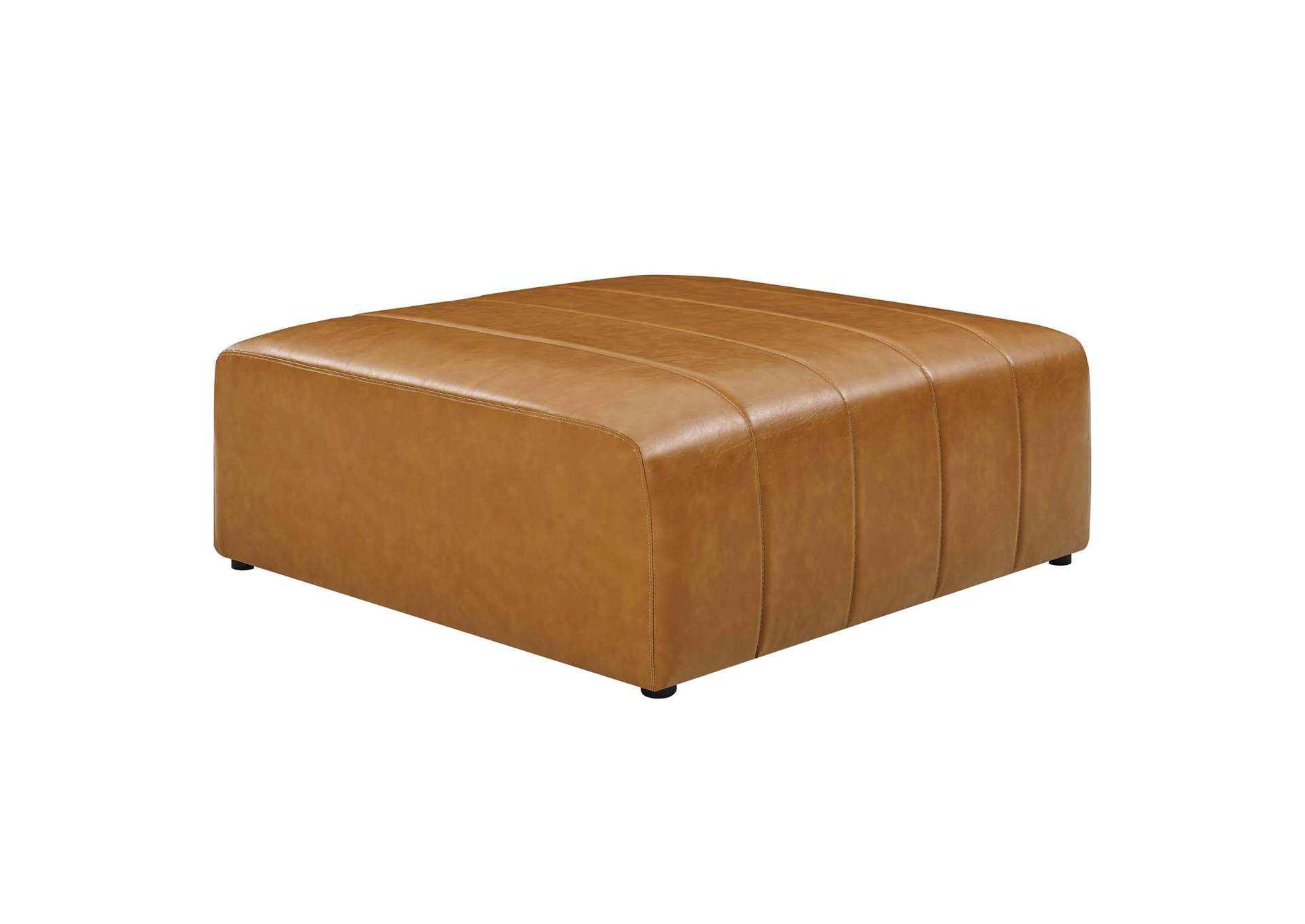 Tan Bartlett Vegan Leather 6-Piece Sectional Sofa,Modway