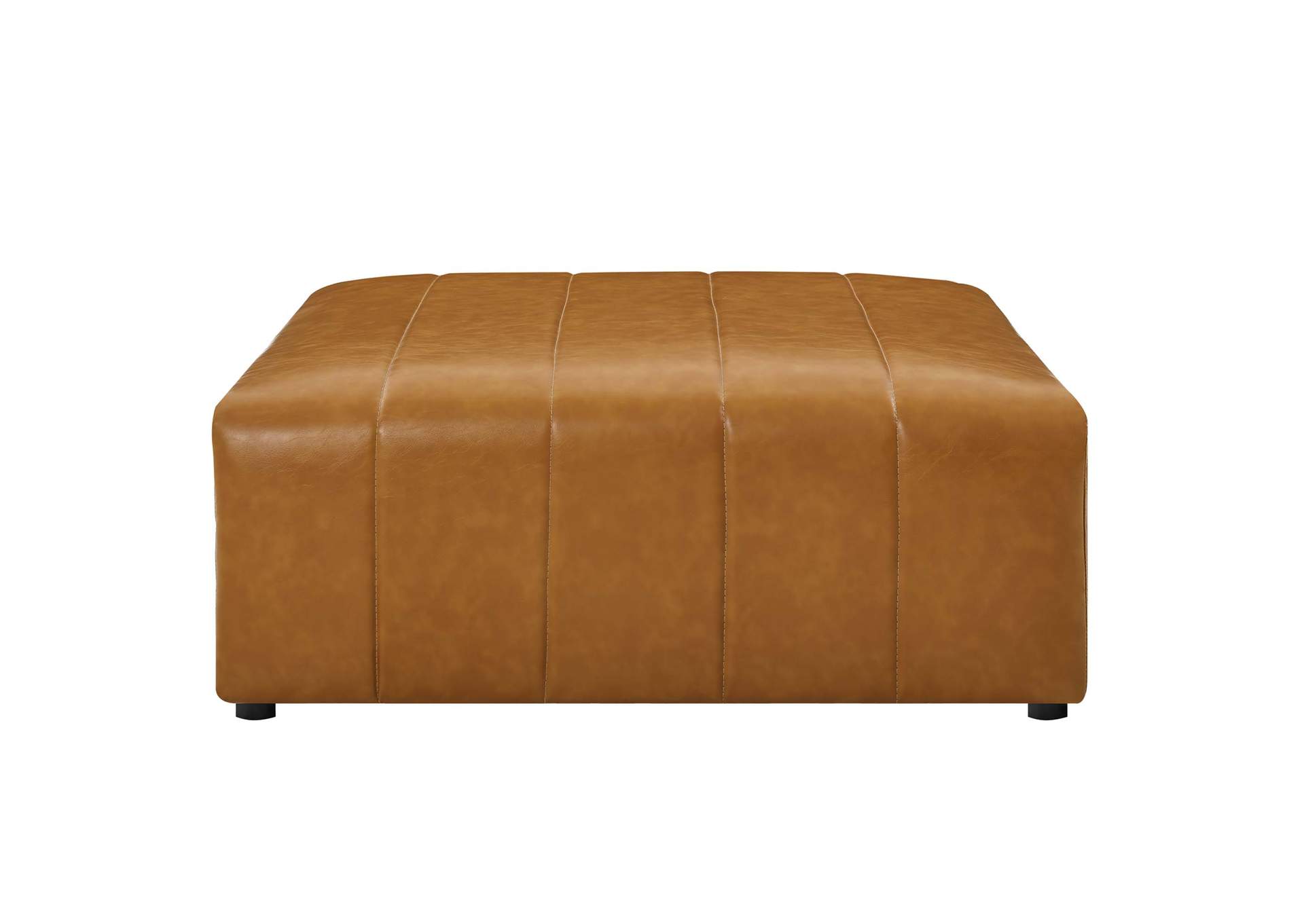 Tan Bartlett Vegan Leather 6-Piece Sectional Sofa,Modway