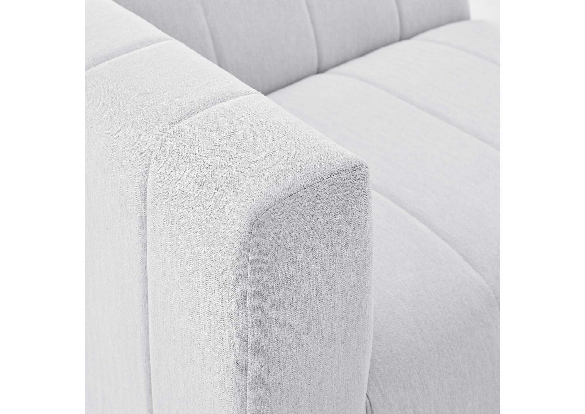 Ivory Bartlett Upholstered Fabric 8-Piece Sectional Sofa,Modway