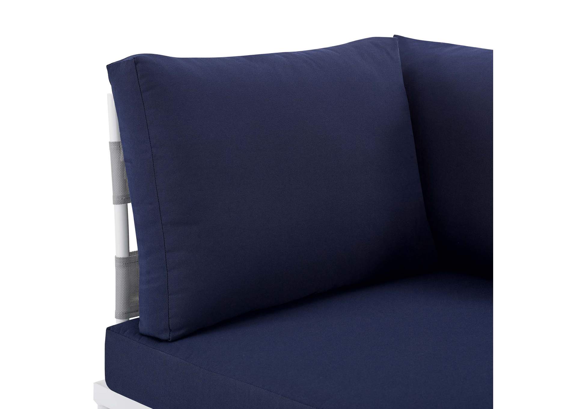 Gray Navy Harmony Sunbrella,Modway