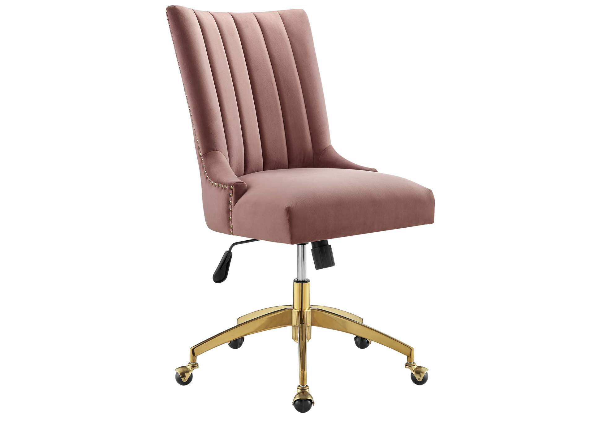 Empower Channel Tufted Performance Velvet Office Chair,Modway