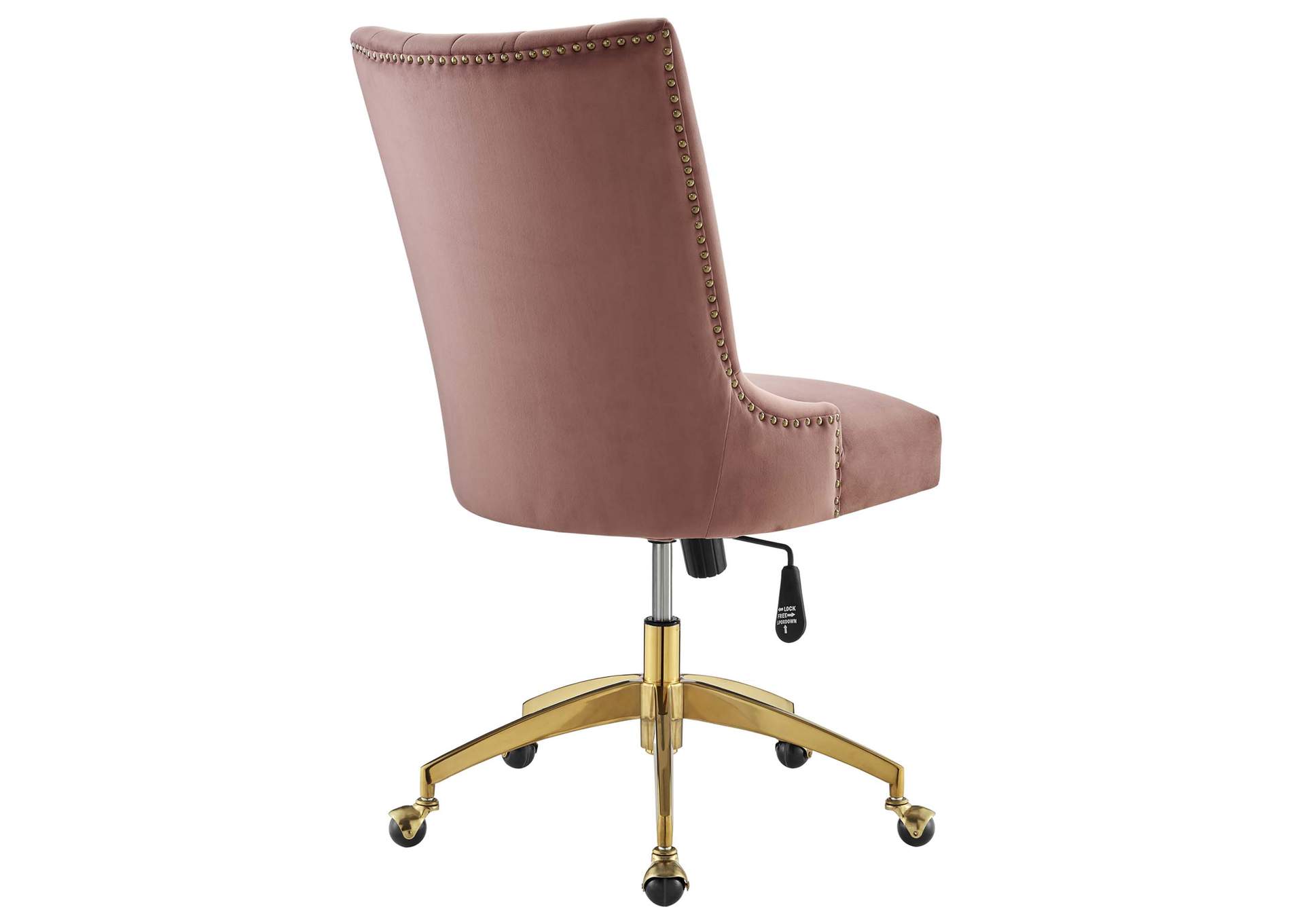 Empower Channel Tufted Performance Velvet Office Chair,Modway