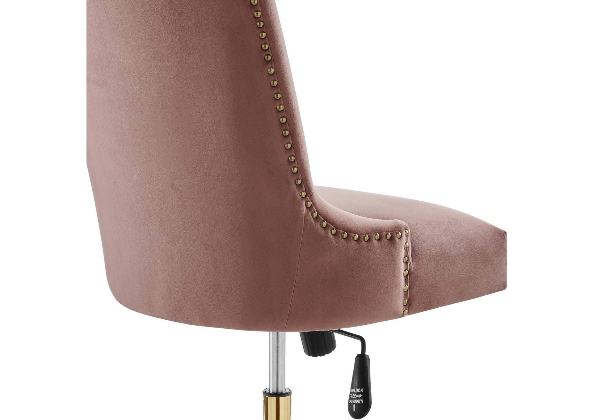 Empower Channel Tufted Performance Velvet Office Chair,Modway