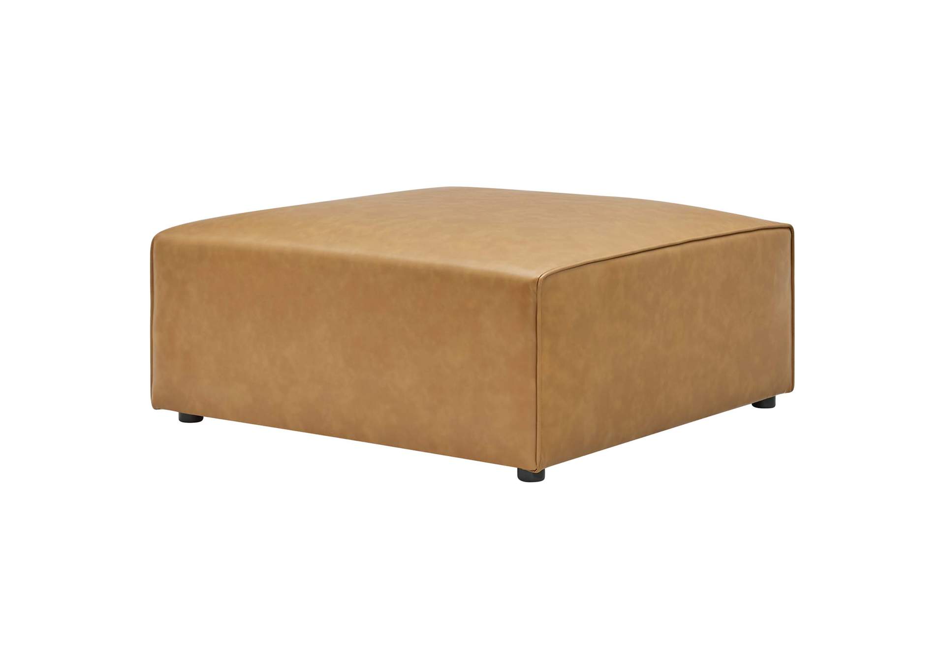 Tan Mingle Vegan Leather Ottoman,Modway