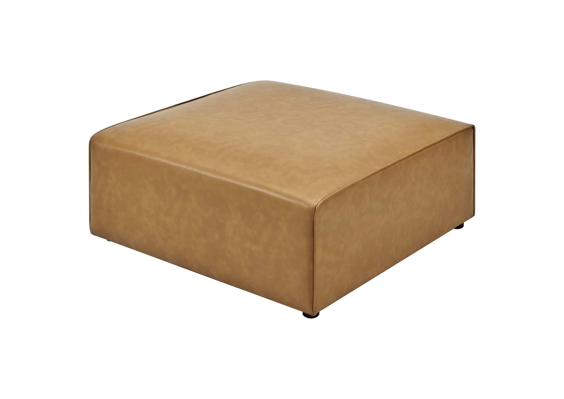 Tan Mingle Vegan Leather Ottoman,Modway
