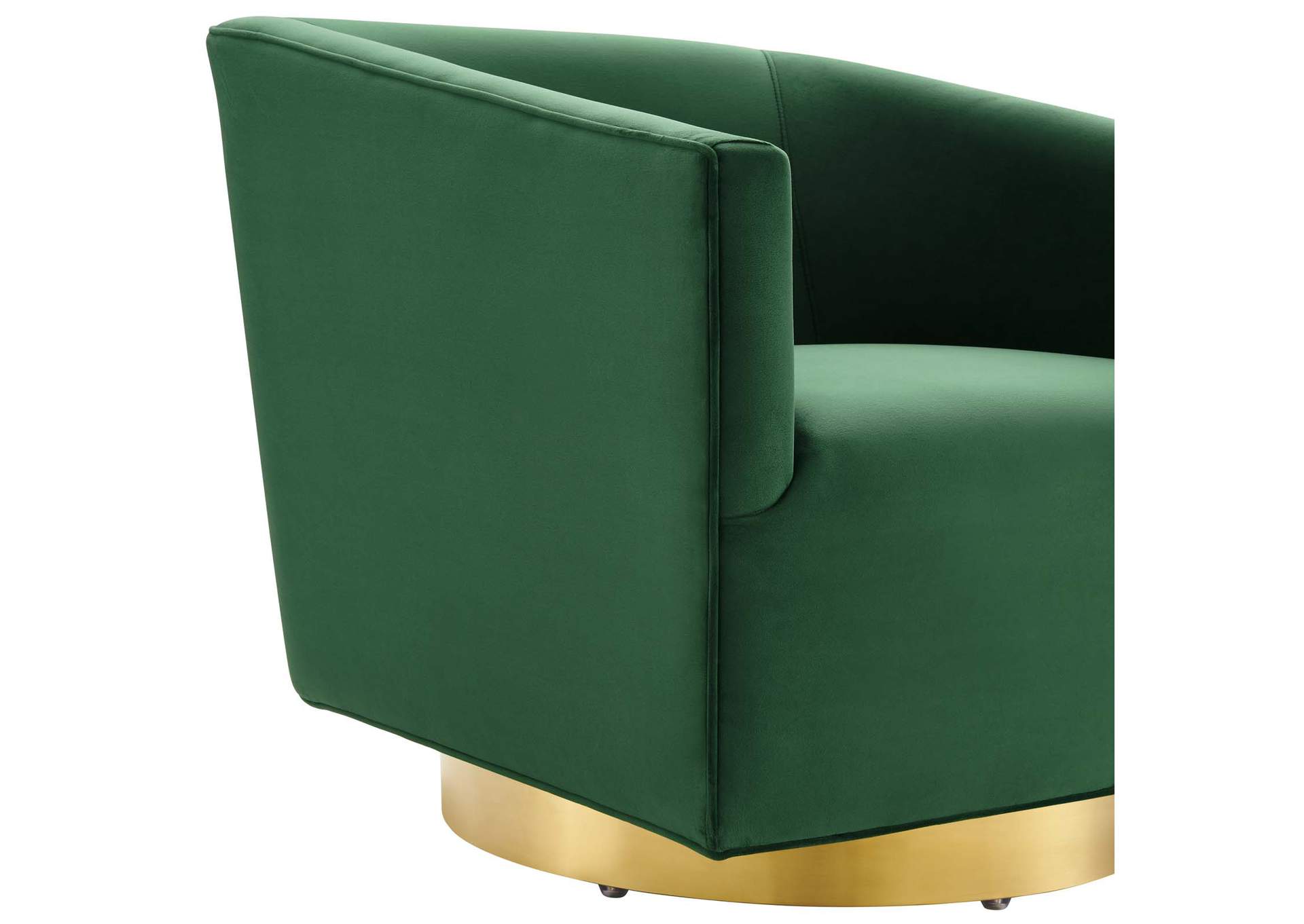 Twist Accent Lounge Performance Velvet Swivel Chair,Modway