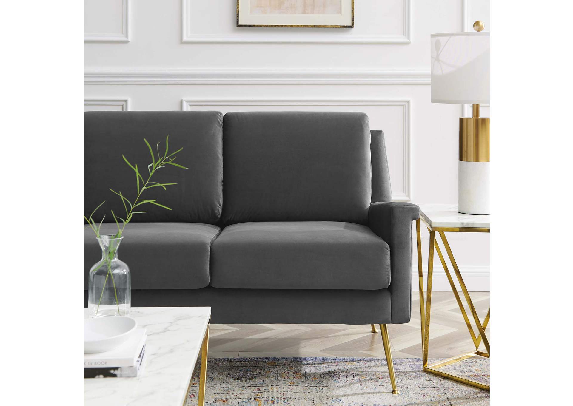 Chesapeake Performance Velvet Sofa,Modway