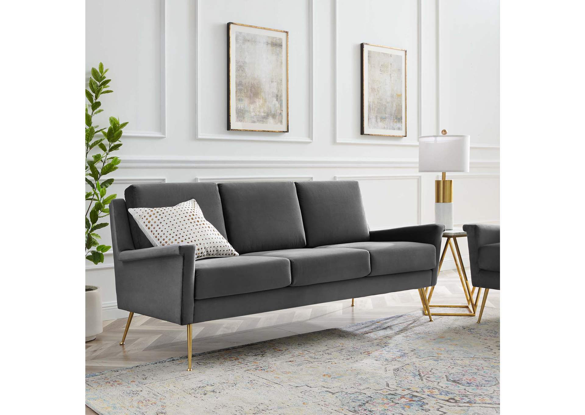 Chesapeake Performance Velvet Sofa,Modway